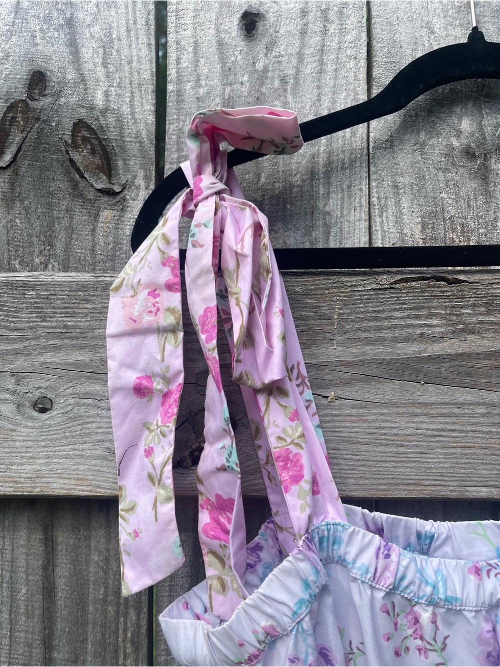 LoveShackFancy Target Pastel Tiered Floral Dress with Tie Straps Sz M - Picture 4 of 12